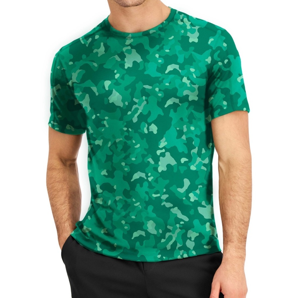 ID Ideology Men's Birdseye Printed Training T-Shirt Size XL